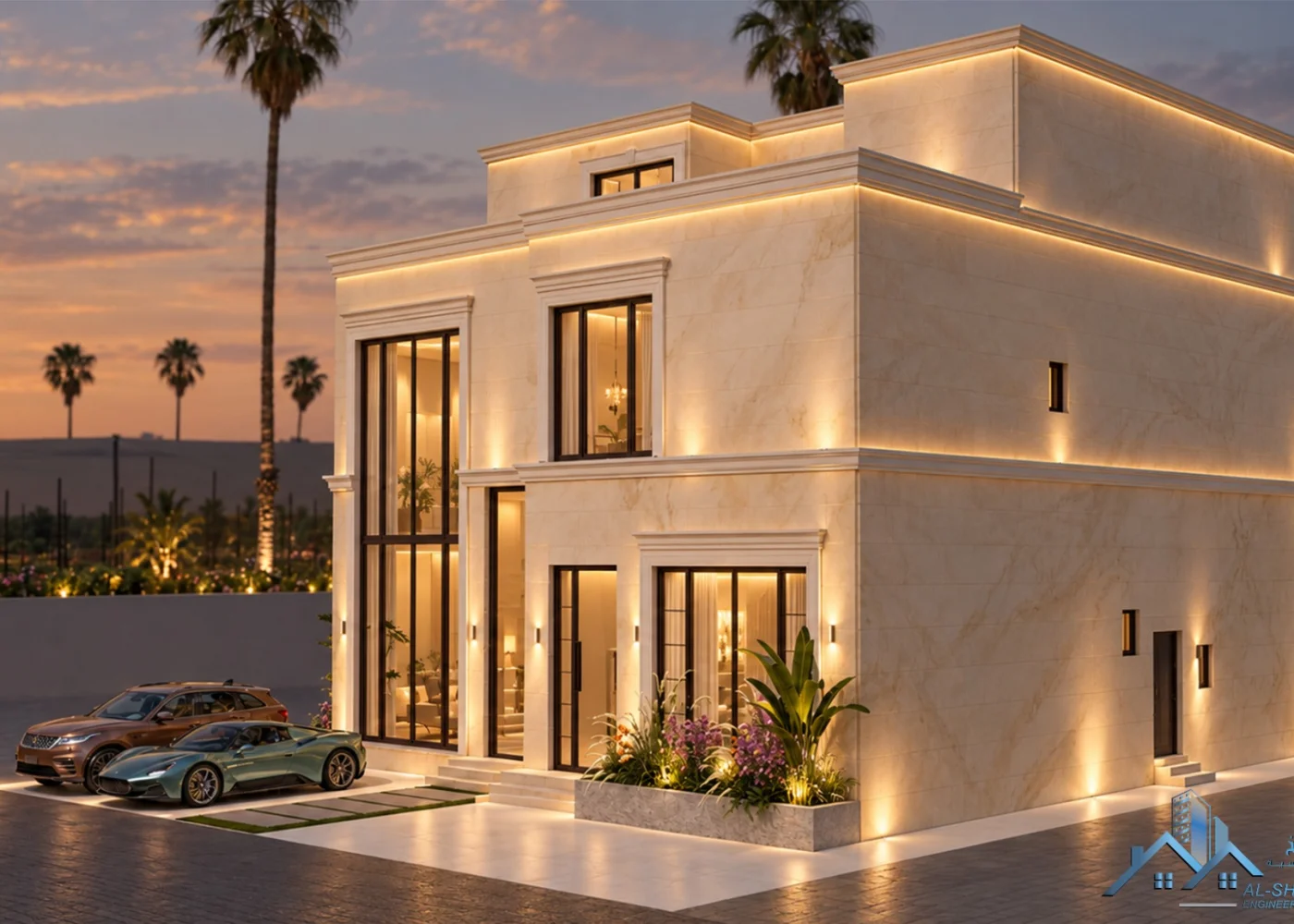 فيلا سكنية بتصميم معماري معاصر